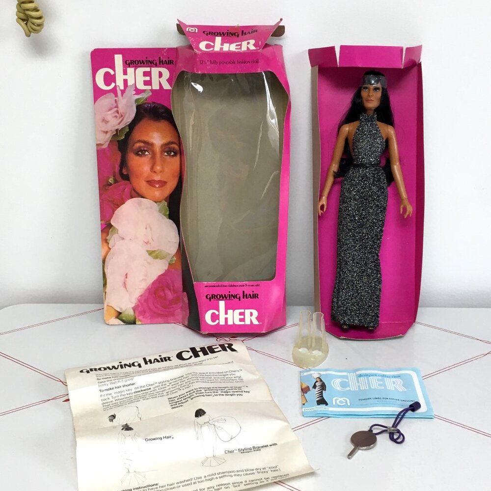 Vintage 1976 "Growing Hair Cher" Doll - by Mego